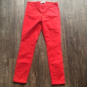 Women’s GAP Ultra Skinny Pants Red Sz 0
